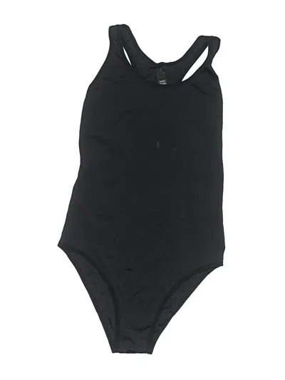 Pre-owned Skims Bodysuit In Black