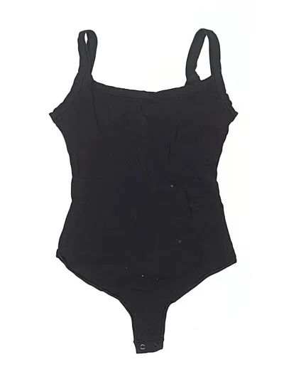 Pre-owned Skims Bodysuit In Black