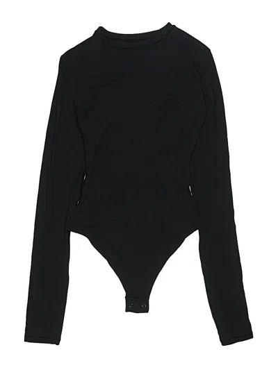 Pre-owned Skims Bodysuit In Black