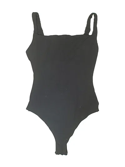 Pre-owned Skims Bodysuit In Black