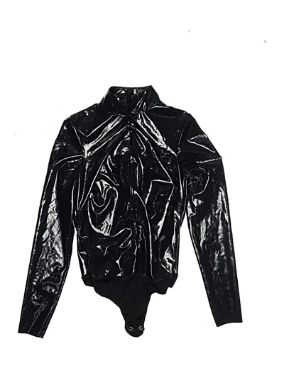 Pre-owned Skims Bodysuit In Black