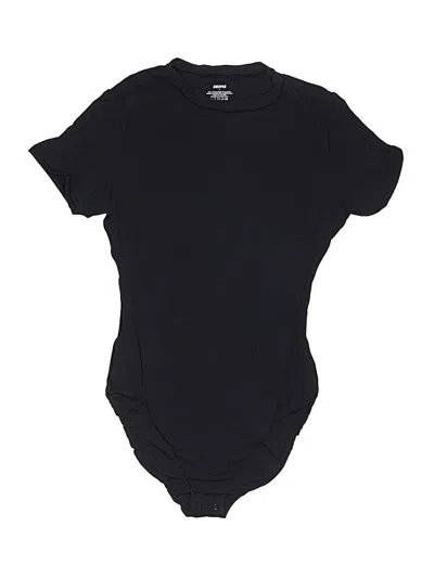 Pre-owned Skims Bodysuit In Black