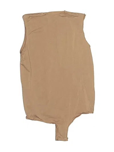 Pre-owned Skims Bodysuit In Brown