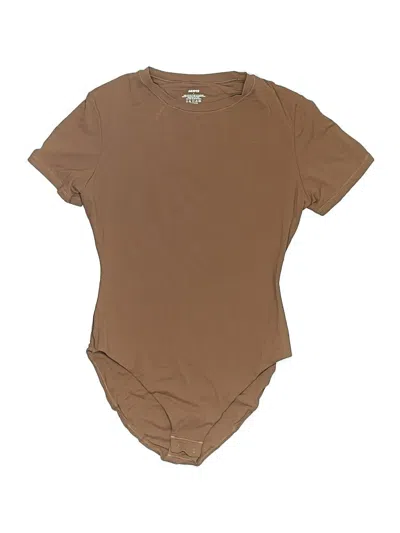 Pre-owned Skims Bodysuit In Brown