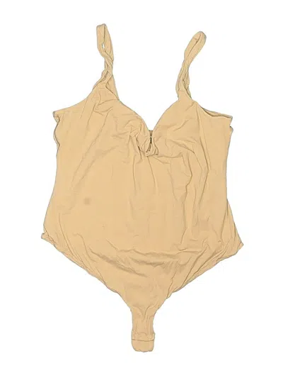 Pre-owned Skims Bodysuit In Brown
