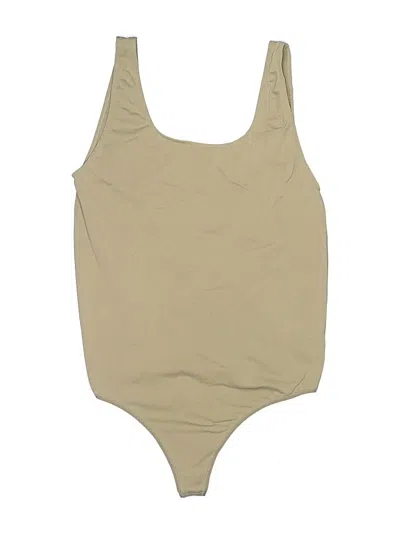 Pre-owned Skims Bodysuit In Brown