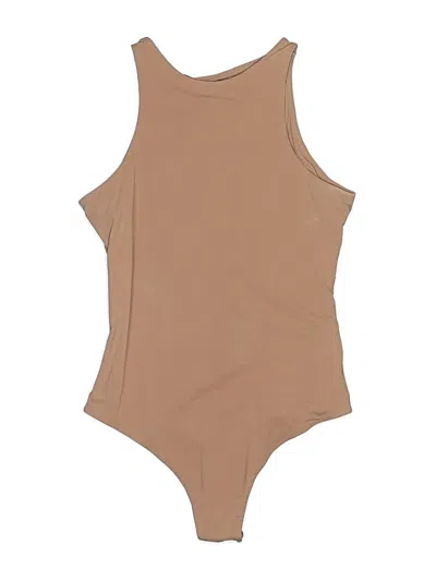 Pre-owned Skims Bodysuit In Brown