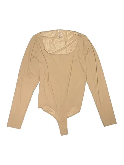 Pre-owned Skims Bodysuit In Brown