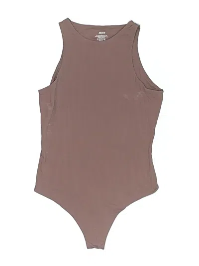 Pre-owned Skims Bodysuit In Brown