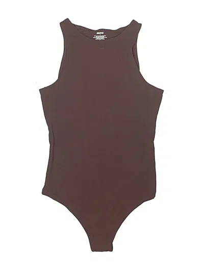 Pre-owned Skims Bodysuit In Brown