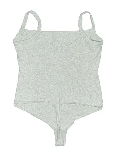 Pre-owned Skims Bodysuit In Gray