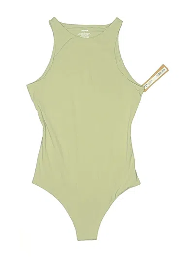 Pre-owned Skims Bodysuit In Green
