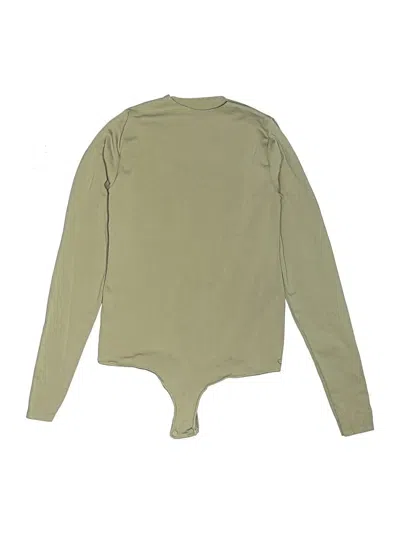 Pre-owned Skims Bodysuit In Green