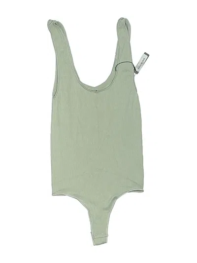 Pre-owned Skims Bodysuit In Green