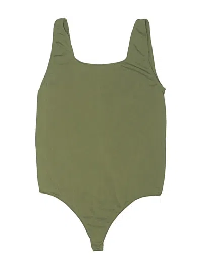 Pre-owned Skims Bodysuit In Green