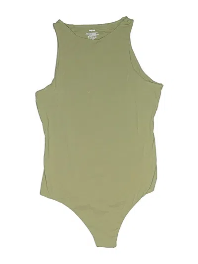 Pre-owned Skims Bodysuit In Green