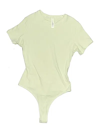 Pre-owned Skims Bodysuit In Green