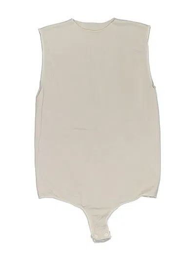Pre-owned Skims Bodysuit In Ivory