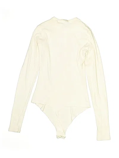 Pre-owned Skims Bodysuit In Ivory
