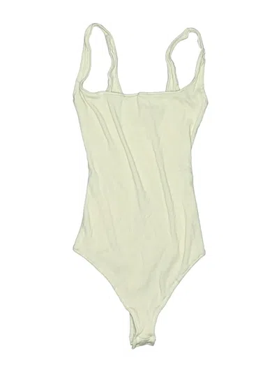 Pre-owned Skims Bodysuit In Ivory