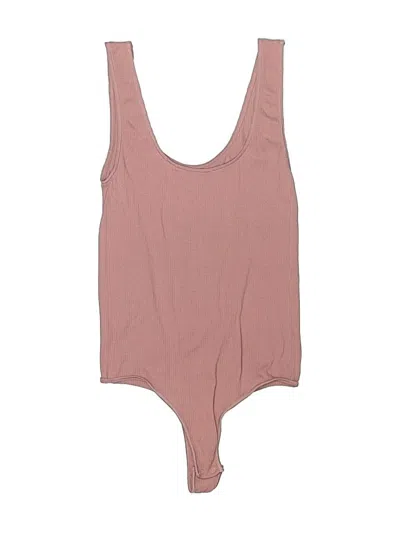 Pre-owned Skims Bodysuit In Pink