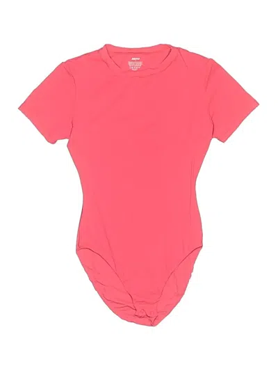 Pre-owned Skims Bodysuit In Pink