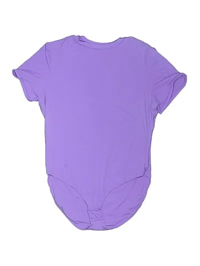 Pre-owned Skims Bodysuit In Purple