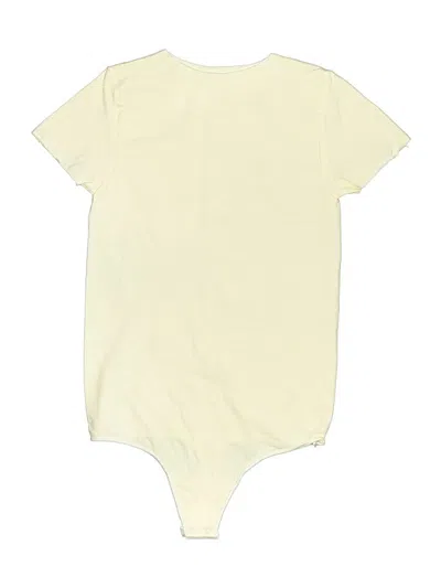Pre-owned Skims Bodysuit In Yellow