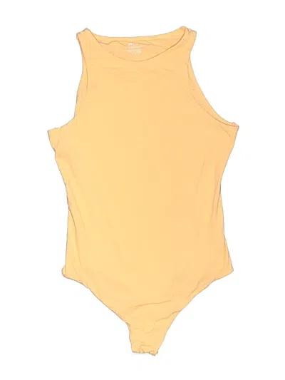Pre-owned Skims Bodysuit In Yellow