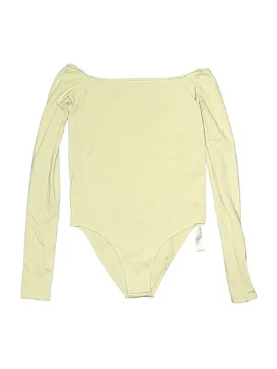 Pre-owned Skims Bodysuit In Yellow