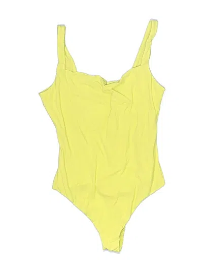 Pre-owned Skims Bodysuit In Yellow
