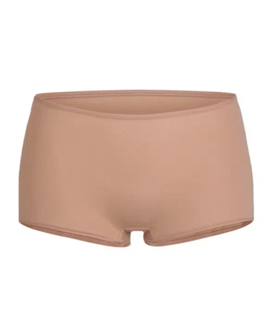 Skims Fits Everybody High-rise Boyshorts In Nude