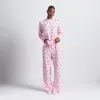 Skims Boyfriend Long-sleeve And Trouser Pyjama Set In Pink