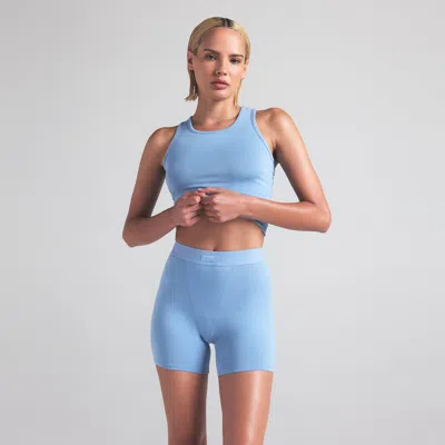 Skims Boyfriend In Blue