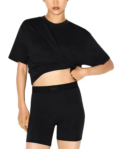 Skims Boyfriend Boxer In Black