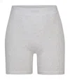 Skims Boyfriend Boxer Shorts In Grey