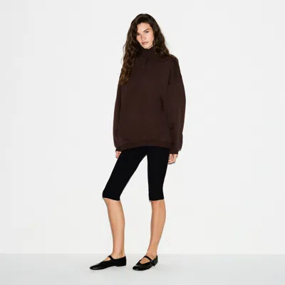 Skims Boyfriend Fleece In Brown