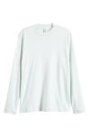 Skims Boyfriend Long Sleeve T-shirt In Frost