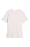 Skims Boyfriend T-shirt In Barely Pink