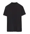 Skims Black Stretch Boyfriend T-shirt In Black