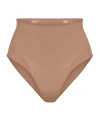 Skims Womens Sienna Sculpting Mid-rise Stretch-woven Briefs In Nude