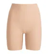 Skims Seamless Sculpt Sculpting Mid Thigh Shorts In Beige