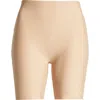 Skims Butt Pad Midthigh Shorts In Clay