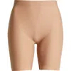 Skims Butt Pad Midthigh Shorts In Sienna