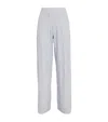 Skims Cable-knit Snow Bunny Trousers In Gray