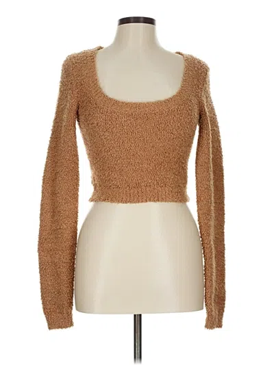 Pre-owned Skims Cardigan Sweater In Brown