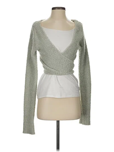 Pre-owned Skims Cardigan Sweater In Gray