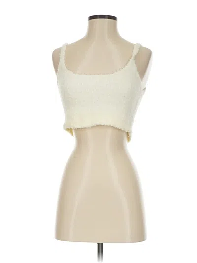 Pre-owned Skims Cardigan Sweater In White