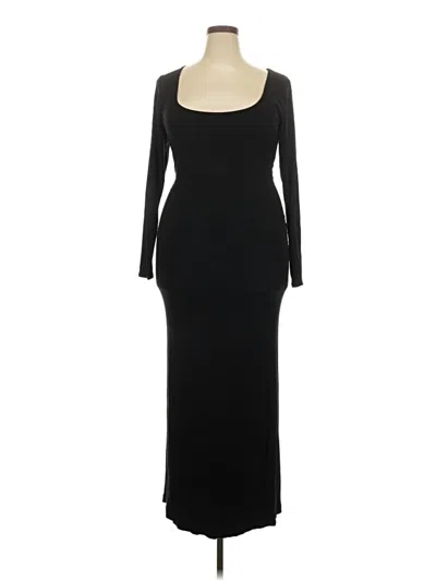 Pre-owned Skims Casual Dress In Black