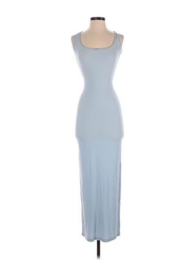 Pre-owned Skims Casual Dress In Blue